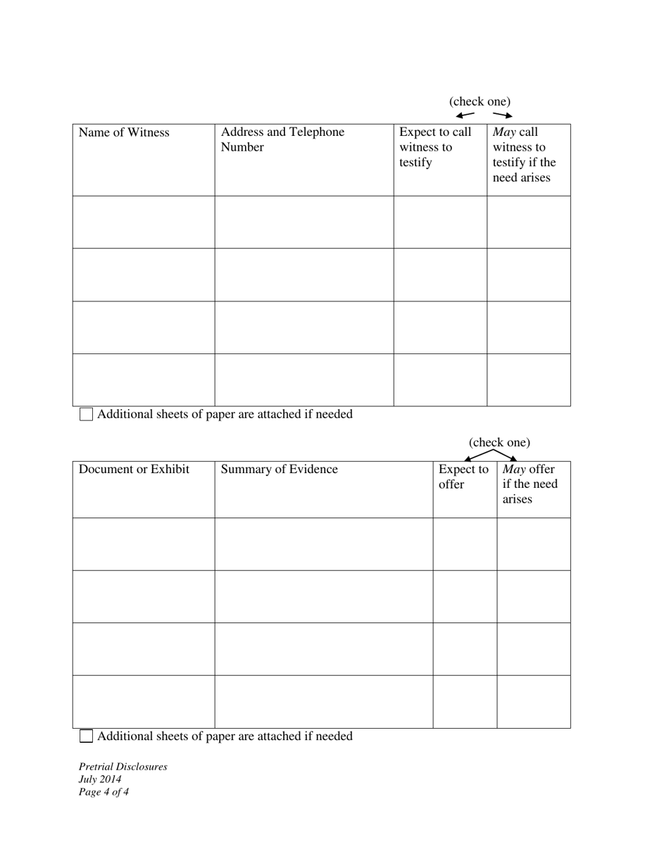 Pretrial Disclosures - Wyoming, Page 4