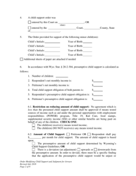 Order Modifying Child Support and Judgment for Arrears - Wyoming, Page 2