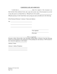 Response and Counterclaim - Child Support Modification - Wyoming, Page 7