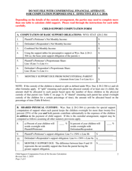 Child Support Computation Form &amp; Net Income Calculation - Wyoming, Page 2