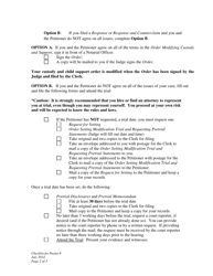 Checklist for Respondent - Custody and Child Support Modification - Wyoming, Page 2