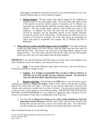 Custody and Child Support Modification Information and Instructions - Wyoming, Page 10