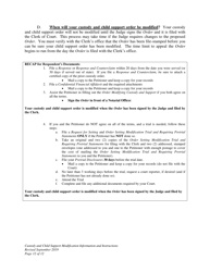 Custody and Child Support Modification Information and Instructions - Wyoming, Page 12