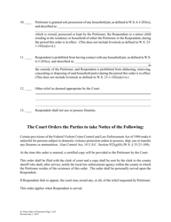 Ex Parte Order of Protection - Wyoming, Page 3