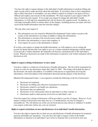 Notice of Privacy Practices of Murdoch Developmental Center - North Carolina, Page 8