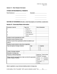 Used Oil Permit Application - Virgin Islands, Page 4