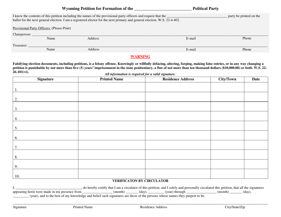 wyoming-political-party-petition-for-formation-fill-out-sign-online