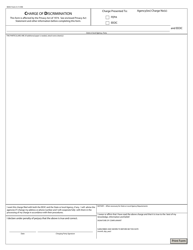 EEOC Form 5 Charge of Discrimination, Page 2