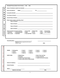 Application for School Admissions by Virgin Islanders - British Virgin Islands, Page 4