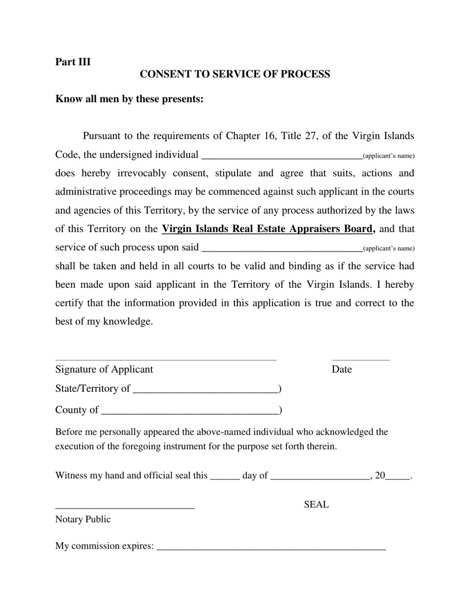 Application for Temporary Practice Permit - Virgin Islands, Page 3