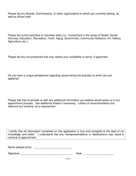 Telecommunications Relay Service Advisory Committee Application - Wyoming, Page 3