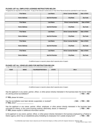 Form DMV-PRA-001 Driving School Accreditation Application - Washington, D.C., Page 3