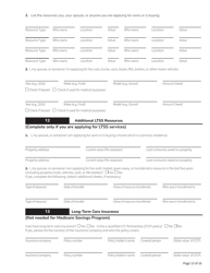 Form HCA18-005 Washington Apple Health Application for Aged, Blind, Disabled/Long-Term Services and Supports - Washington, Page 13