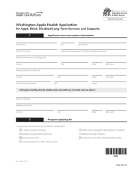 Form HCA18-005 Washington Apple Health Application for Aged, Blind, Disabled/Long-Term Services and Supports - Washington, Page 8