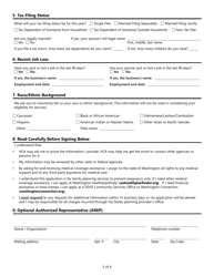 Form HCA13-0058 Application for Family Planning Only Services for Non-citizens - Washington, Page 6