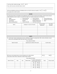 Form HCA13-691 Application for Medicare Savings Programs - Washington, Page 2