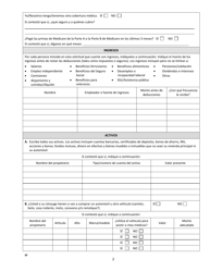 Formulario HCA13-691 Solicitud Para Los Programas De Ahorros De Medicare - Washington (Spanish), Page 2