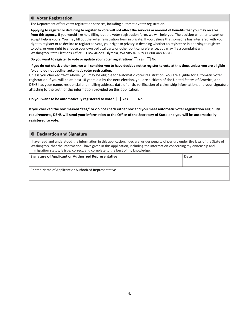 Form HCA18-008 Tailored Supports for Older Adults (Tsoa) Application - Washington, Page 8