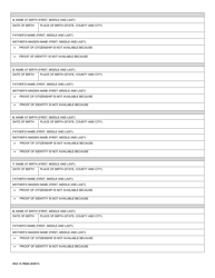 Form HCA13-789(X) Citizenship Documentation and Identity Declaration - Washington, Page 2
