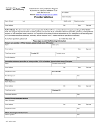 Form HCA14-331 Provider Selection - Washington