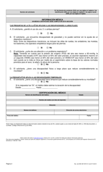 Formulario DMV-MF-DPLP-01 &quot;Solicitud Para Carteles Y Etiquetas De Estacionamiento Para Discapacitados&quot; - Washington, D.C. (Spanish), Page 2
