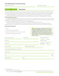 Form HCA50-0400 Pebb Employee Enrollment/Change - Washington, Page 11