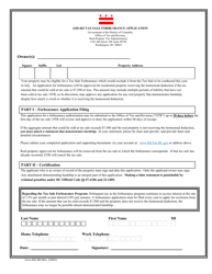 Document preview: Form ASD-402 Tax Sale Forbearance Application - Washington, D.C.