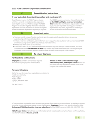 Form HCA50-0500 Pebb Extended Dependent Certification - Washington, Page 2