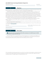 Form HCA20-0041 Sebb Premium Surcharge Attestation Change Form - Washington, Page 4