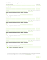 Form HCA50-0563 Pebb Premium Surcharge Attestation Change Form - Washington, Page 2