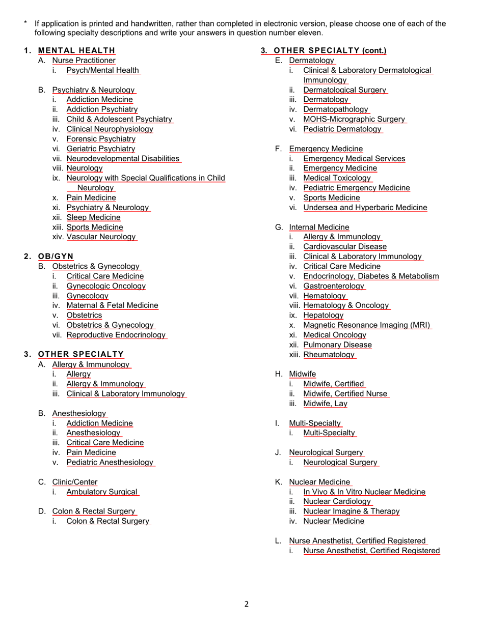Form HCA58-005 Practitioner Endorsement Registration Form - Washington, Page 2