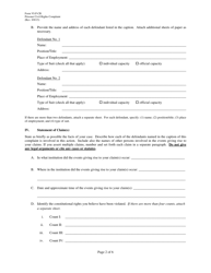 Form VI-P-CR Prisoner Civil Rights Complaint - Virgin Islands, Page 2