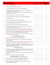 Business &amp; Commercial Lease Agreement Checklist - Virgin Islands, Page 2