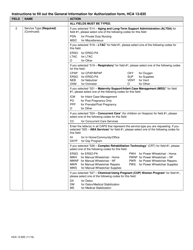 Form HCA13-835 General Information for Authorization - Washington, Page 4