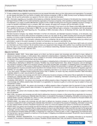 Form SI16119 (756494-A) Medical History Statement (Evidence of Insurability) - School Employees Benefits Board (Sebb) Program - Washington, Page 4