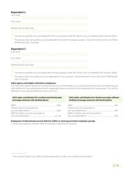 Form HCA50-0704 Pebb Declaration of Tax Status - Washington, Page 2