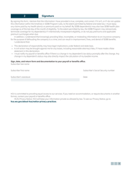 Form HCA20-0087 Sebb Declaration of Tax Status - Washington, Page 3