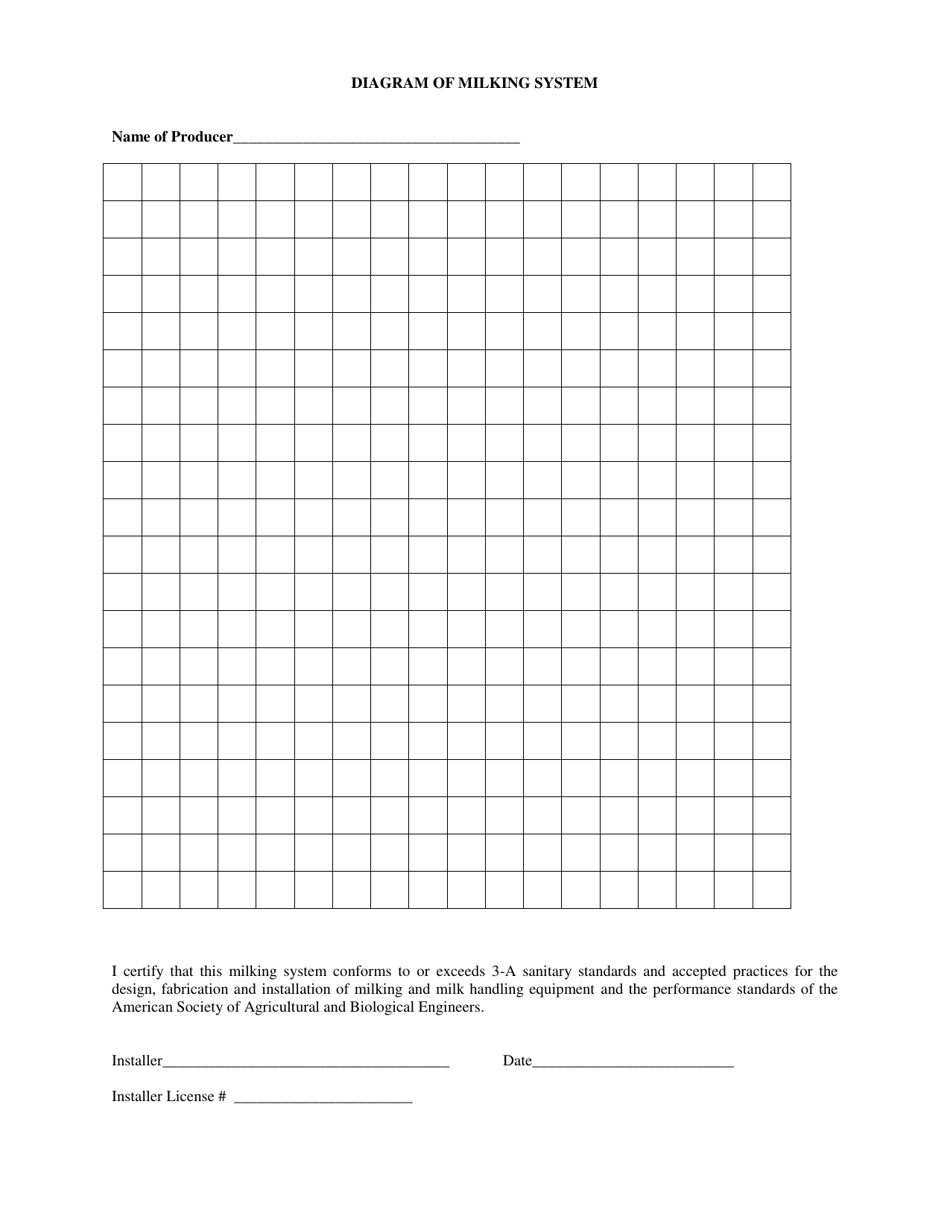 Application to Install or Remodel a Milking System - Vermont, Page 2