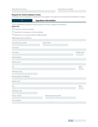 Form HCA20-0161 Sebb Employee Request for Review/Notice of Appeal - Washington, Page 2