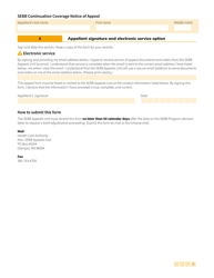 Form HCA20-0167 Sebb Continuation Coverage Notice of Appeal - Washington, Page 4