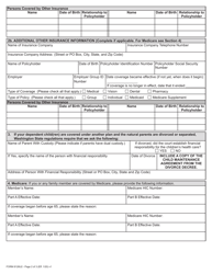 Form 8126U1 Multiple Coverage Inquiry - Washington, Page 2