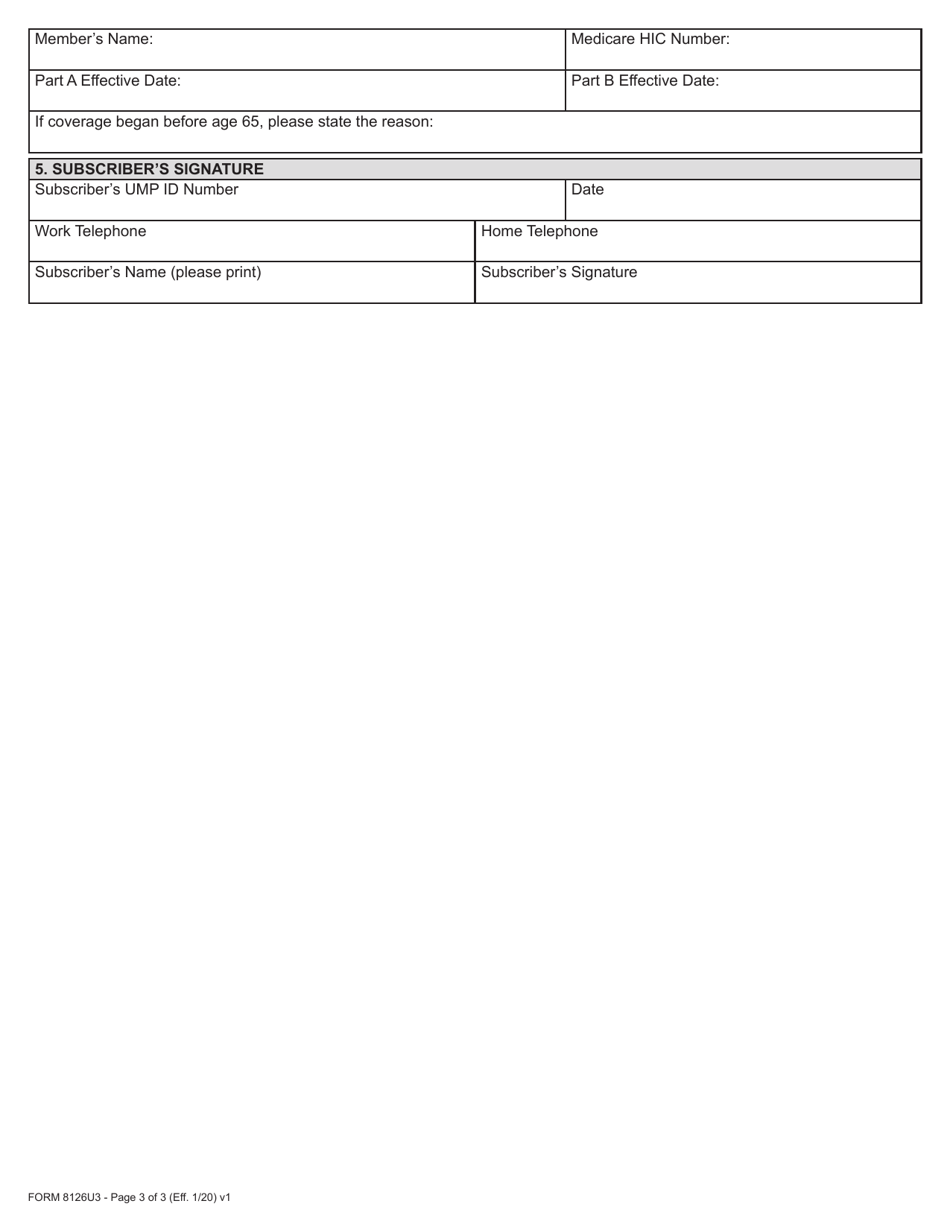 Form 8126U1 Multiple Coverage Inquiry - Washington, Page 3