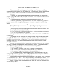 Statutory Form Power of Attorney - West Virginia, Page 5