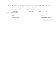 Form LPA-73.54 Application for a Certificate of Registration to Transact Business in Virginia as a Foreign Limited Partnership - Virginia, Page 3