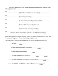 Application for Relief From the Lawyers&#039; Fund for Client Protection - West Virginia, Page 6