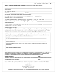 Transition of Care Form - West Virginia, Page 2