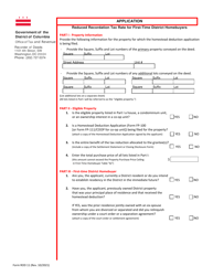 Form ROD11 Reduced Recordation Tax Rate for First-Time Homebuyers - Washington, D.C., Page 5