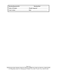 Banking Complaint Form - Virgin Islands, Page 3