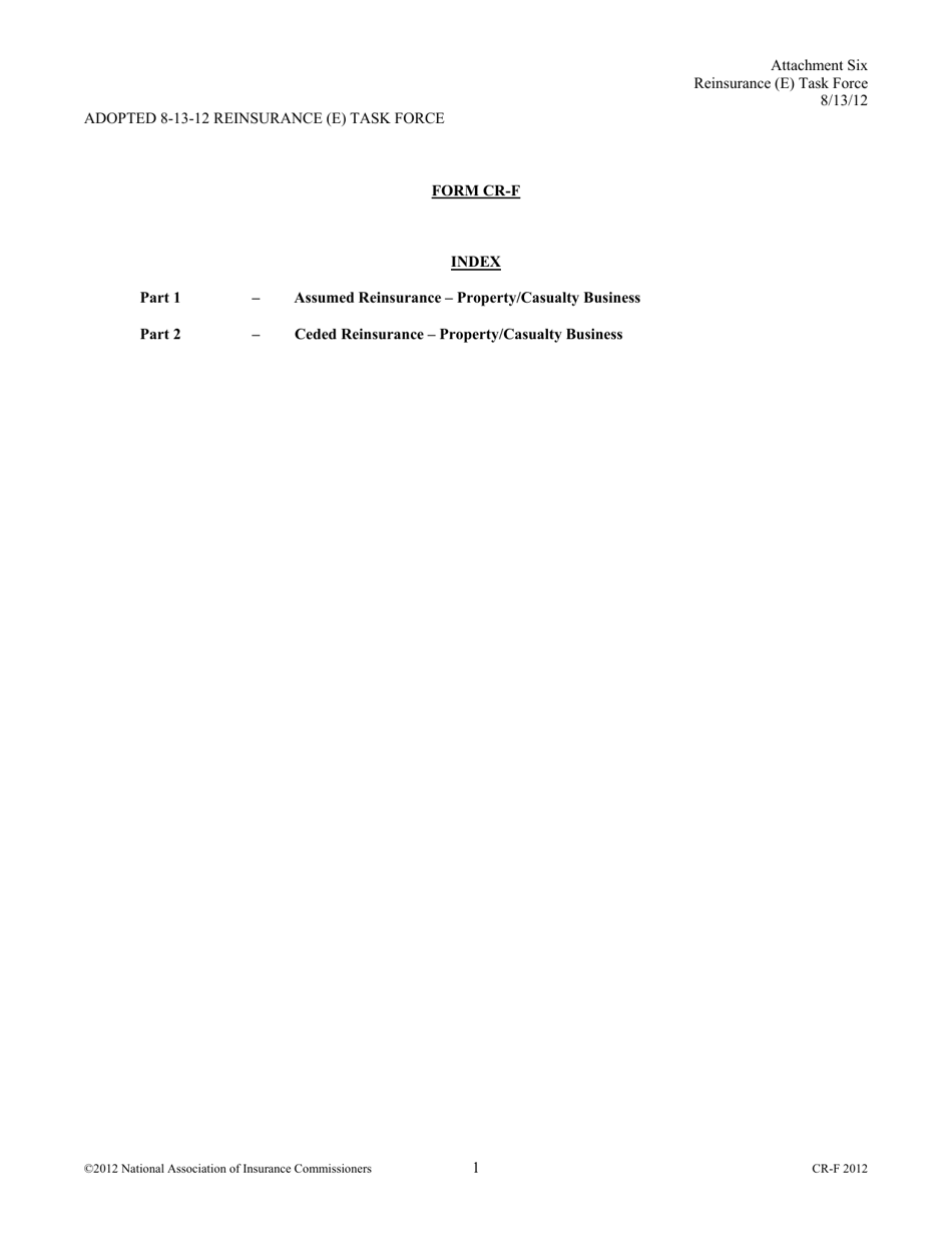 Download Instructions for Form CR-F PDF | Templateroller