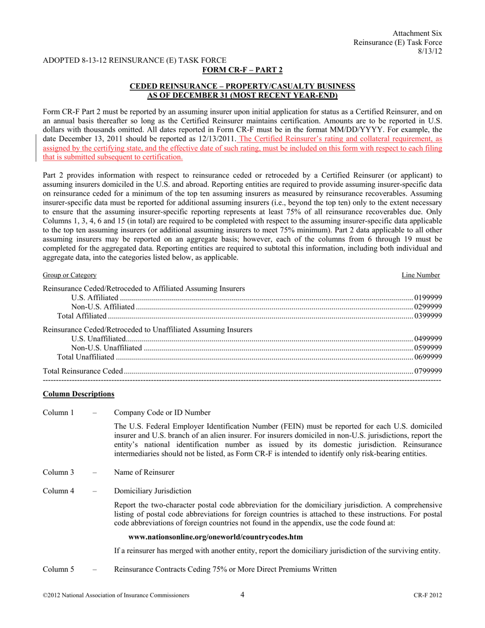 Download Instructions for Form CRF PDF Templateroller